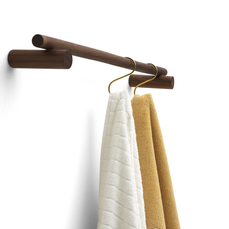 Pax Wood Towel Bar in Espresso – Inside Weather